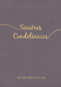 Sinc&egrave;res condol&eacute;ances avec &eacute;l&eacute;gance douce